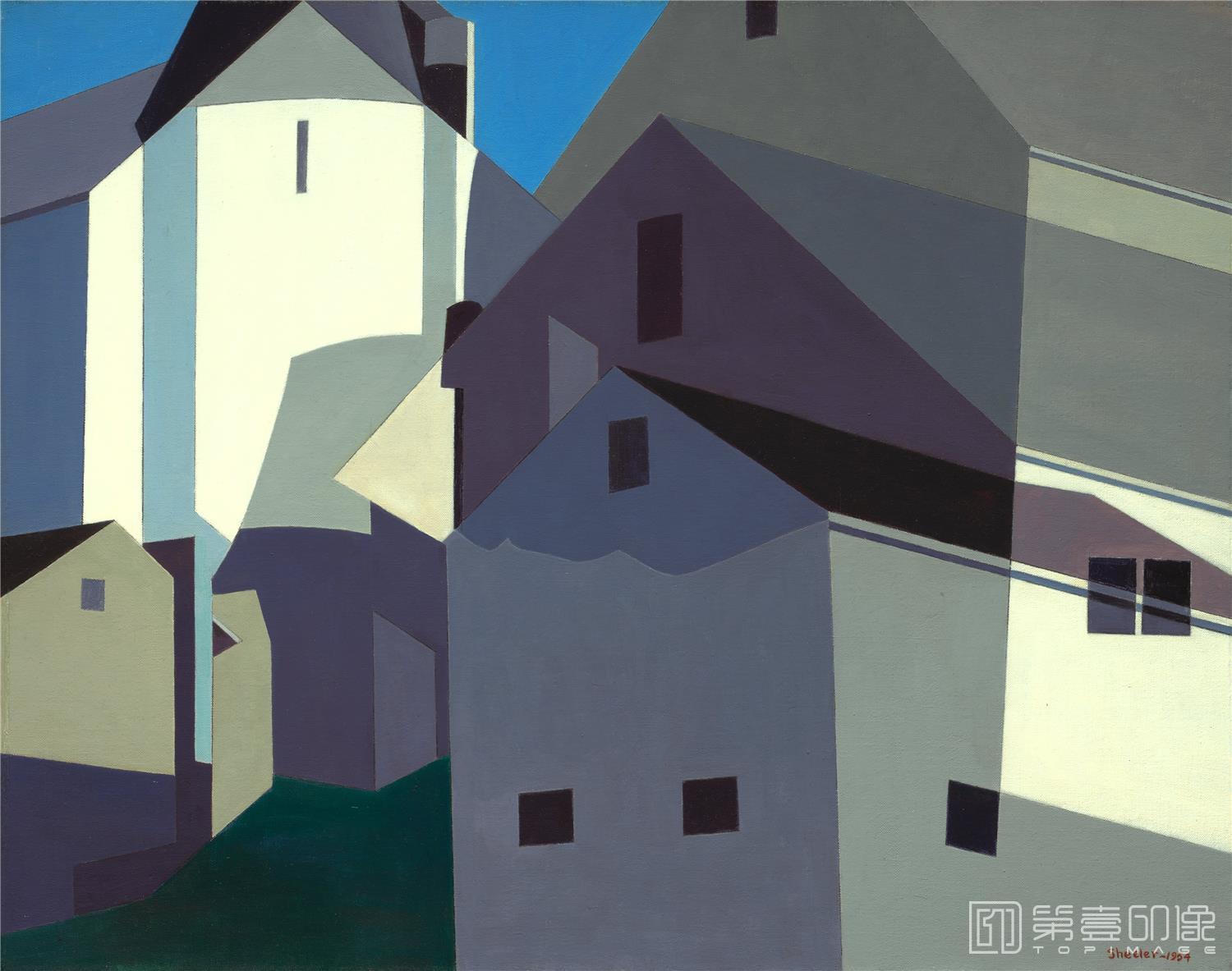 油画-美国阿特金森美术馆-Charles Sheeler-Conference No. , .tifCharles Sheeler - Conference No. -064